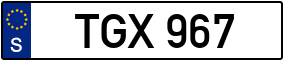 Truck License Plate